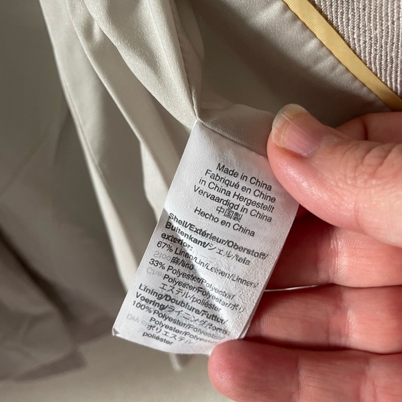 J. Crew Parke Linen Blend Blazer Size 14 - Picture 7 of 11